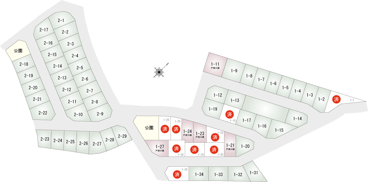 羽束師古川町ニュータウン新築注文住宅・分譲地情報